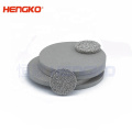 Hengko 0.2-120 Microns Filtro de disco sinterizado poroso SUS 316L SS SECREO DE ACERO INOXIMO FILTRACIÓN LÍQUÉTICA Ronda o personalizada